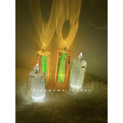 Shinymomo幻彩满天星ins流泪蜡烛LED电子蜡烛书