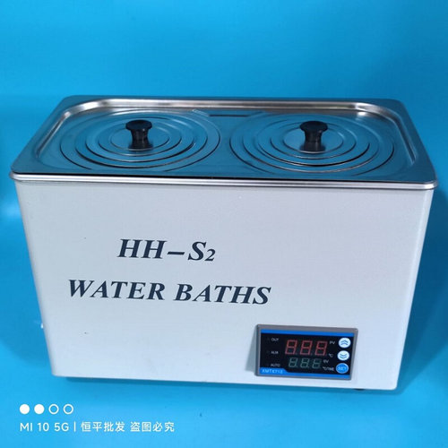。江苏金怡 HH-S1 S2 S4 S6 数显双孔恒温水浴锅 四孔六孔 一级