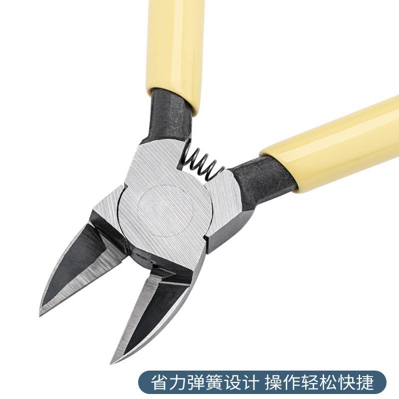 日本犀牛牌YN-615水口钳 6寸平口钳 150mm斜嘴钳进口剪钳水口钳子