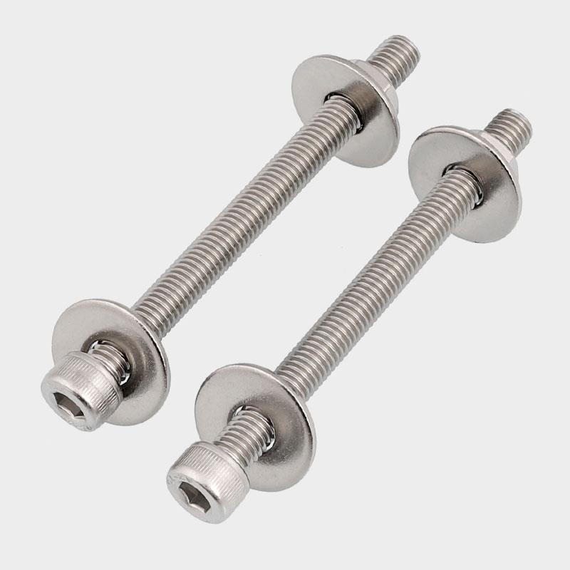 M6M8不锈钢304内六角穿墙螺丝长螺杆加长螺栓对穿丝杆*65x100x150