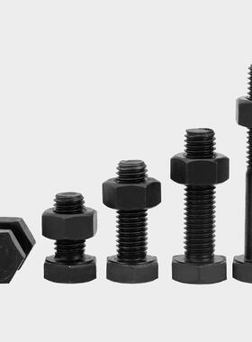 M10M1212.9级外六角螺丝螺母套装组合高强度外六角螺栓螺母套装