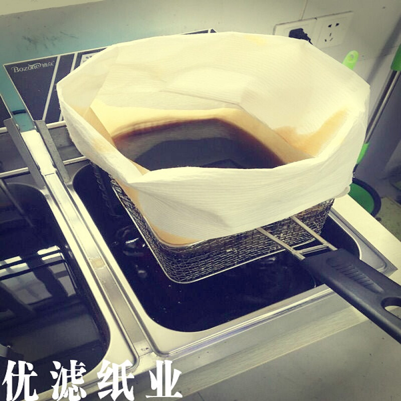 。345*440mm滤油车用滤油纸食用油过滤纸袋煎炸油起酥油肯德基滤