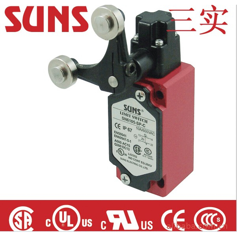 。原装正品美国SUNS三实行程开关SN6105-SP-C 限位开关假一罚十