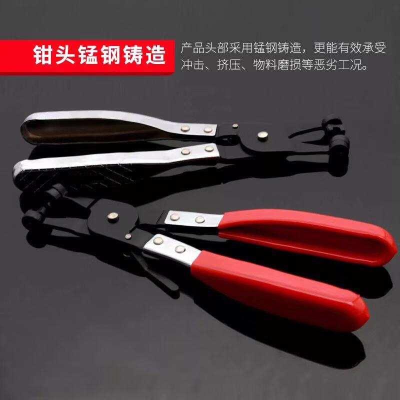 。汽车水管钳水管卡箍钳直型喉式管束钳卡扣钳卡箍钳子束夹钳10件