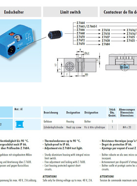 。供应STRACK限位开关Z 7662 模具行程开关 微动感应开关线非标订
