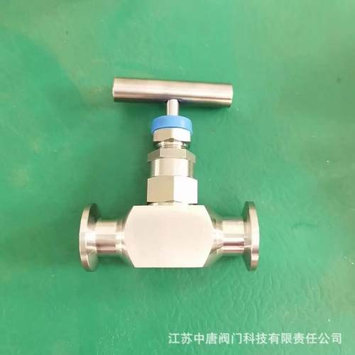 J81W-40P不锈钢卡箍式针形截止阀不锈钢真空式针形阀KF20卡盘