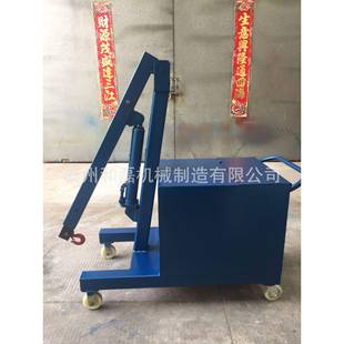 FPD 吊车旋转吊车 2T液压小吊车手动液压配重式 吊车配重式
