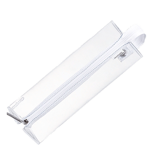 日本kokuyo国誉笔袋Campus透明PVC文具盒学生考试专用铅笔盒大容量女简约ins日系中考高考文具袋男官方旗舰店