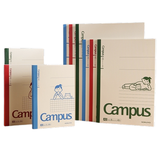 日本Noritake联名国誉笔记本本子Campus无线装订本b5/a5软面抄胶装本学生简约记事本a6加厚方格小网格本文具