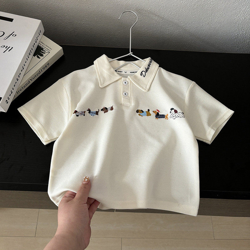 儿童夏季新款棉质短袖韩版刺绣POLO衫百搭透气男女中大童,童装/婴儿装/亲子装,儿童POLO衫,淘宝优惠券,粉丝福利购,淘宝优惠卷