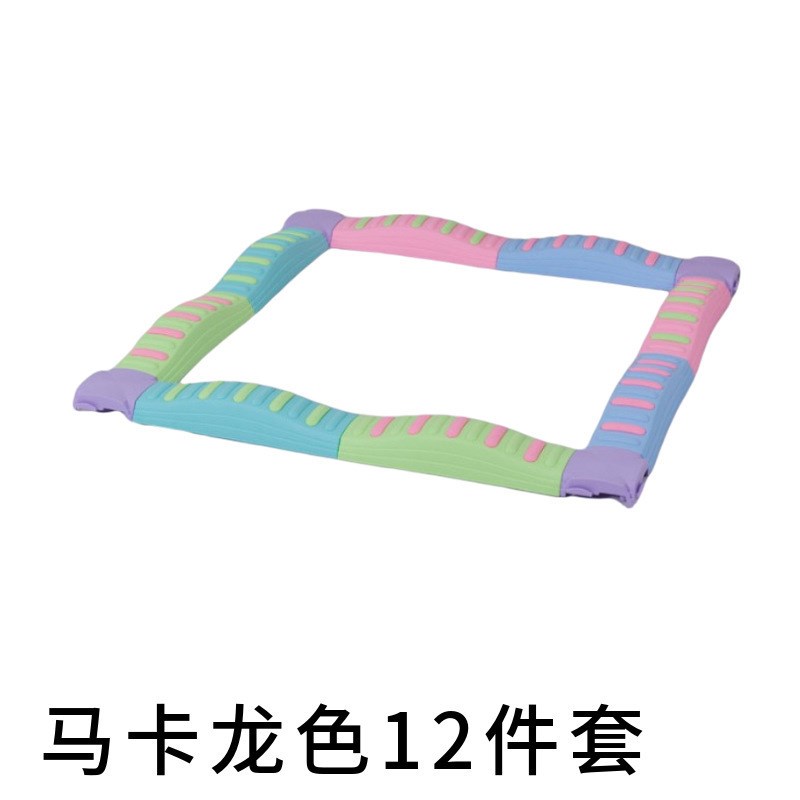 幼儿园感统训练器材儿童脚踩平衡触觉板木桥前庭家用户外玩具