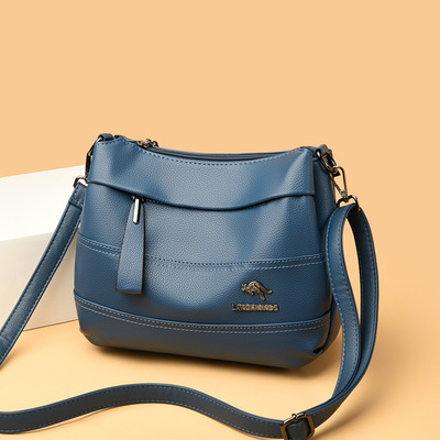 包包女2023新款中年妈妈包时尚百搭女包软皮大容量多层单肩斜挎包