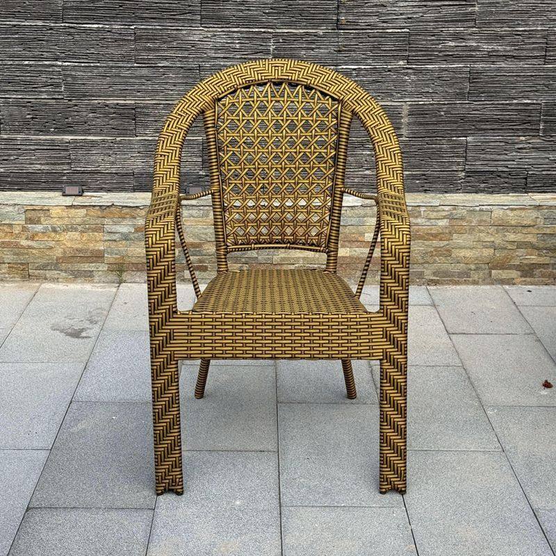 藤椅三件套户外休闲餐厅露天藤编椅子靠背椅阳台沙滩椅,住宅家具,阳台椅,淘宝优惠券,粉丝福利购,淘宝优惠卷