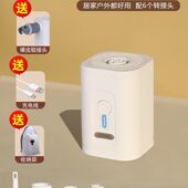 游泳圈户外USB锂电充电款 充气泵旅行充气床垫蓄电泵带灯迷你便携