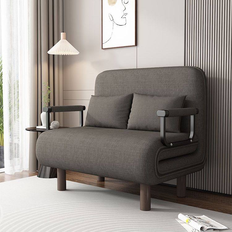懒人可折叠沙发床两用阳台客厅小户型网红款双人椅推拉伸缩可变床