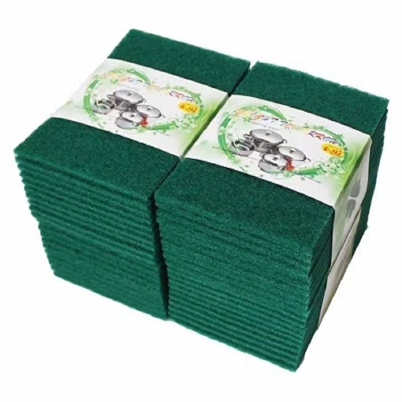 强力去污百洁布超厚刷碗布商用餐饮店厨房专用金刚砂魔力擦锅神器