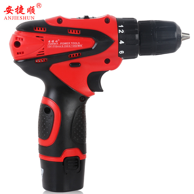 12v锂电充电钻 电动螺丝刀 充电扭力钻 手电钻 多功能套E18