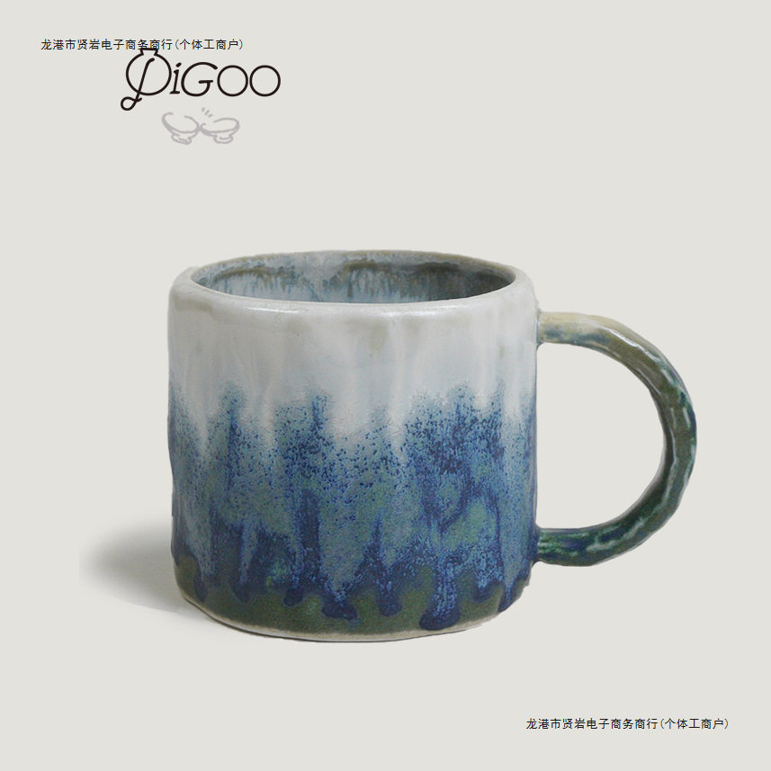 兴安岭之夜|马克杯 PiGoo手作瓷器景德镇窑变家用陶瓷杯子办公室