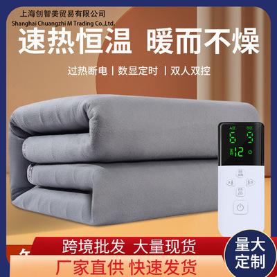 电热毯双人双控调温安全家用三人加大智能定时学生宿舍单人电褥子