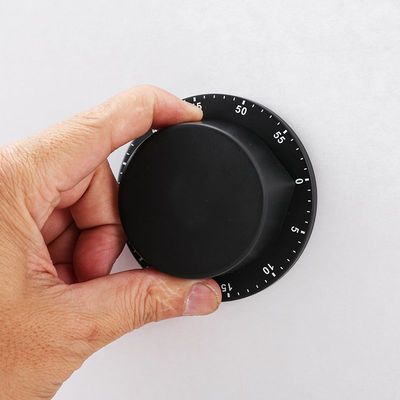 不锈钢计时器厨房磁铁机械式定时器学生家用提醒器冰箱磁吸 厂