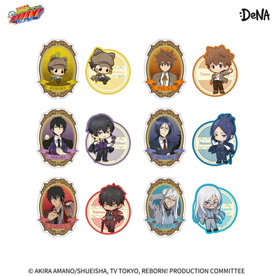 【DeNA正版现货】家庭教師HITMAN REBORN!椅子Ver.贴纸钥匙扣立牌