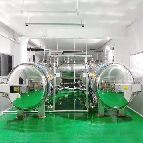 烧鸡双并温压杀菌锅视频釜式灭菌设备原理阀门用法兰维护方便