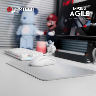 MP系列鼠标垫小号细面防水布面滑鼠垫游戏电脑浅灰色桌垫 FANTECH