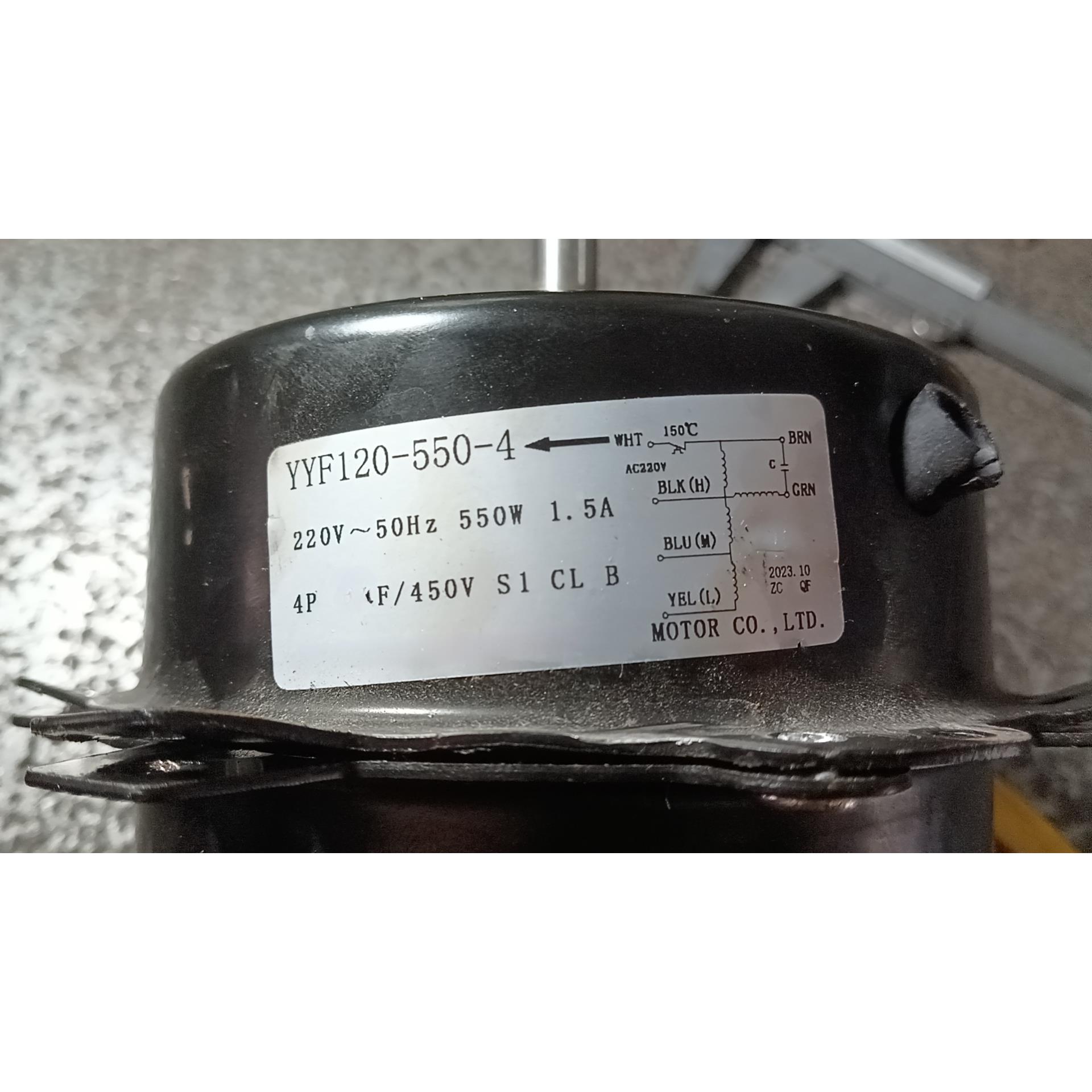 适用嵊州电机YYF120-550-4/140-550-4冷风机空调扇用电机