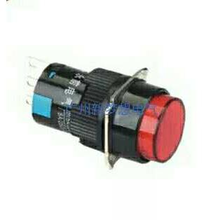 永前电气LA128A LAS1-11圆形3脚小型自复位启动电源按钮开关16mm