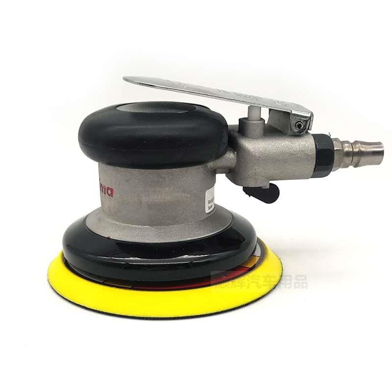 推荐普力马工业级5寸125MM气动砂纸机圆盘抛光机厂家干磨打磨机
