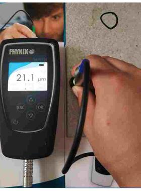 德国PHYNIX钢管热镀锌层厚度检测仪 钢铁镀锌测厚仪 磁性测厚仪