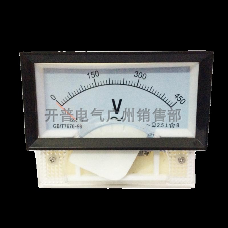 宇泰仪表 指针f式面板安装直流型电压电流表 69C17-5A 69C17-300V