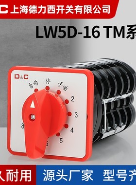 LW5-16TM转换开关4 5 6 8 10回路电容柜12回路电容切换开关银点