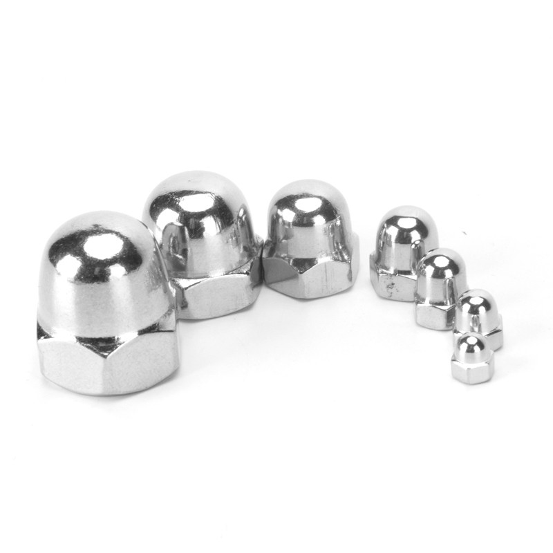 201不锈钢盖型螺母 螺帽 装饰螺丝帽 整体盖帽 盖母M4M5VM6M8-M20