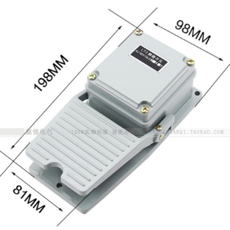 LT3脚踏开关机床配件脚踩开关 防水脚踩式铝壳踏板开关厂家直销,工业油品/胶粘/化学/实验室用品,实验室漏斗,淘宝优惠券,粉丝福利购,淘宝优惠卷