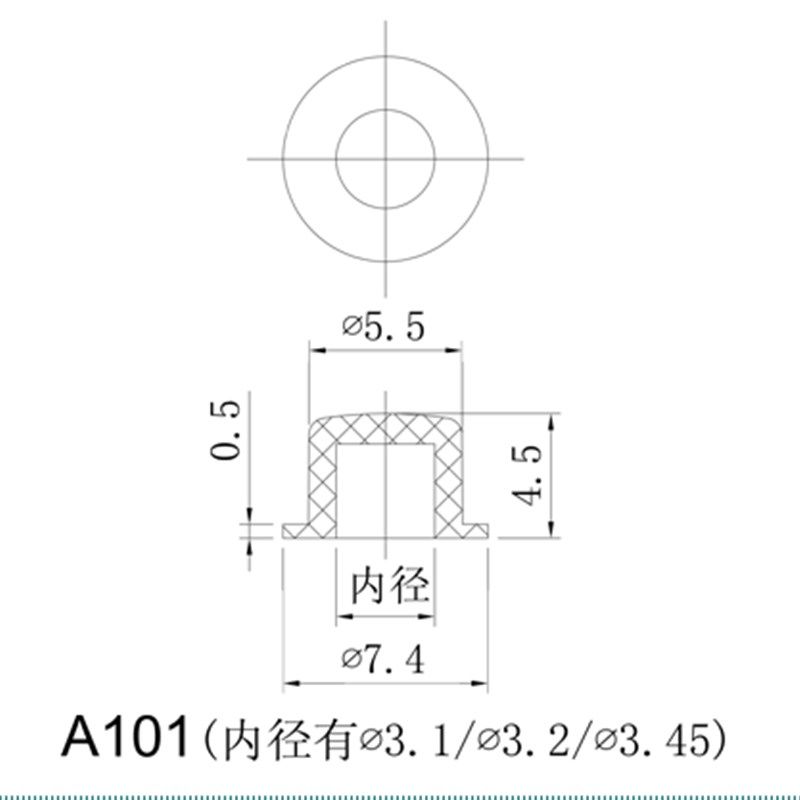 A101按键帽5*4.5MM配6X6按键轻触开关帽圆孔内径3.1/3.4草帽,工业油品/胶粘/化学/实验室用品,实验室漏斗,淘宝优惠券,粉丝福利购,淘宝优惠卷