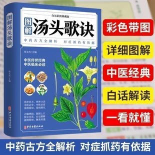 正版图解汤头歌诀白话彩图典藏版中医学基础理论解析中药中医书中医基础理论本草纲目皇帝内经中医养生书籍大全本店畅销书籍