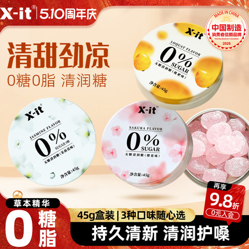 Xit教师节无糖润喉糖礼物
