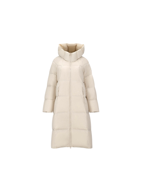 【冬日拾光】90白鸭绒3D立体充绒泡芙格长款羽绒服外套WT54OWK001