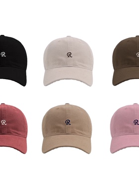 4.5 极简休闲R刺绣棒球帽棒球帽CB009