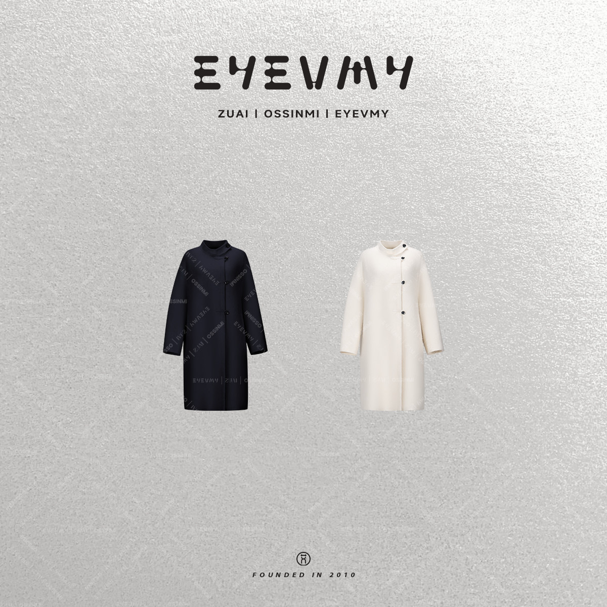 【质感牌大衣】苏力羊驼毛复古廓形中长毛呢外套WT54LLH009