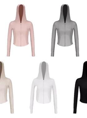 【冰感小蛮腰防晒外套】upf50原纱凉感速干四面弹锦纶