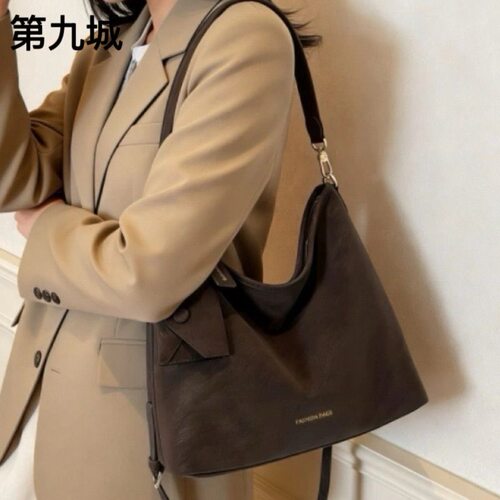 大容量包包女2026新款单肩腋下包秋冬小众时尚简约斜挎托特包