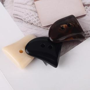 牛角扣子羊绒大衣高档纽扣衣服装饰配件高端女扣大号米色装饰扣