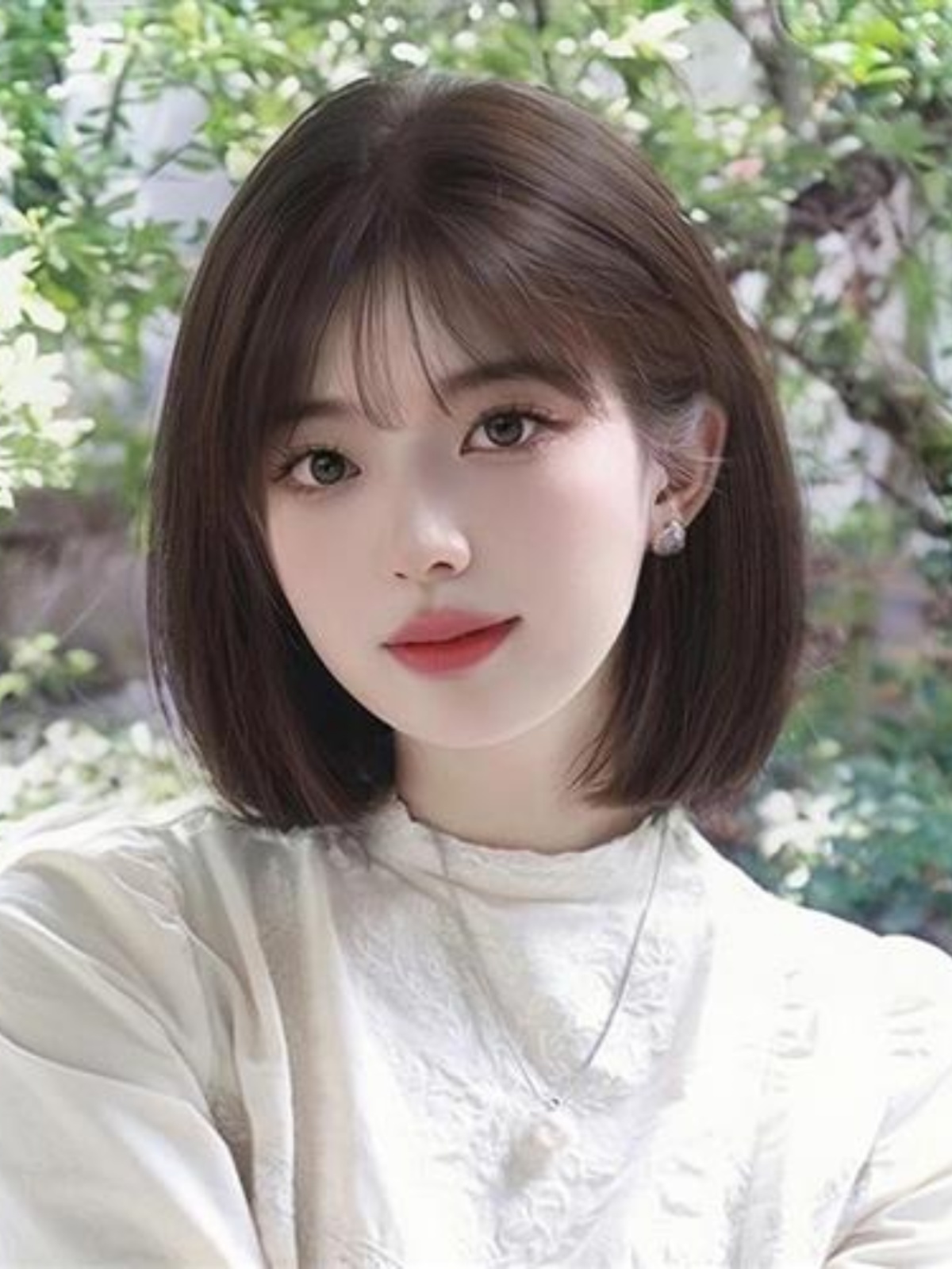 假发女短发新款时尚减龄波波头减龄显脸小自然全头套