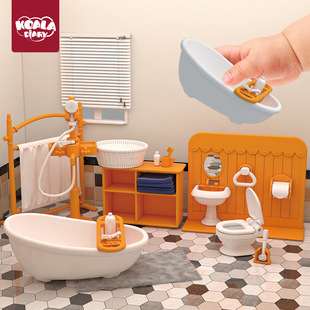 热卖仿真厨房过家家玩具微缩场景娃娃屋卧室配件包