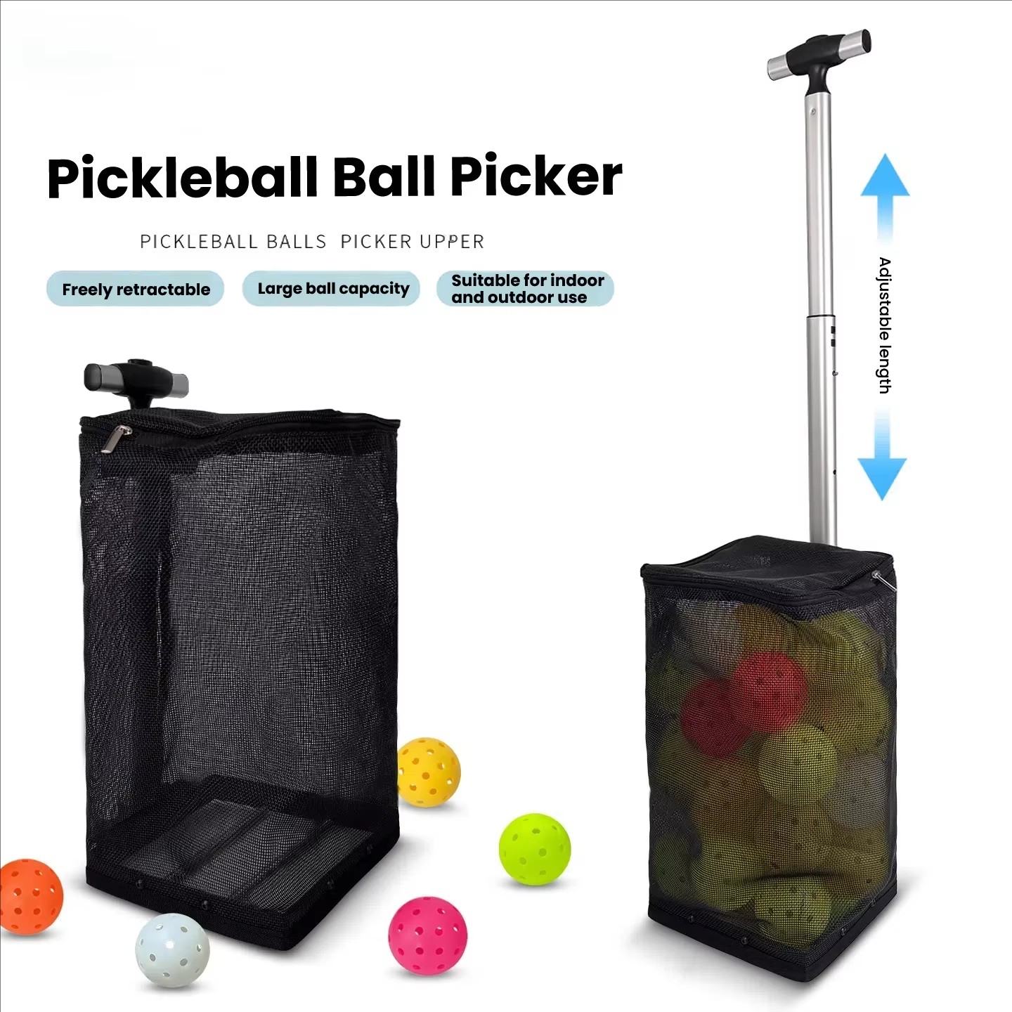 匹克球捡球器大容量拾球器