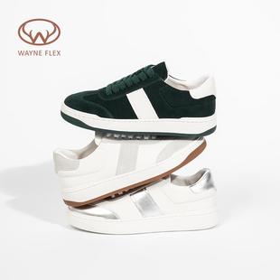 韦恩wayne flex透气板鞋厚底增高运动鞋女鞋3133
