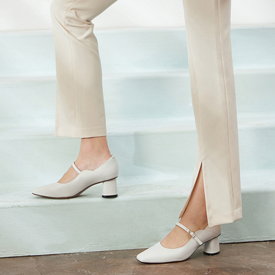 WAYNE FLEX韦恩鞋鹿皮鞋浅口玛丽珍单鞋2113