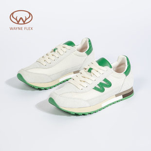 韦恩透气网面轻便运动鞋女休闲鞋百搭小白鞋女3155